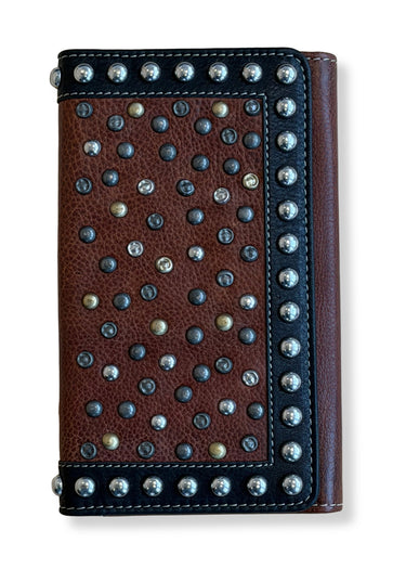 Portefeuille Dawn en cuir pour femme Marron par Ariat