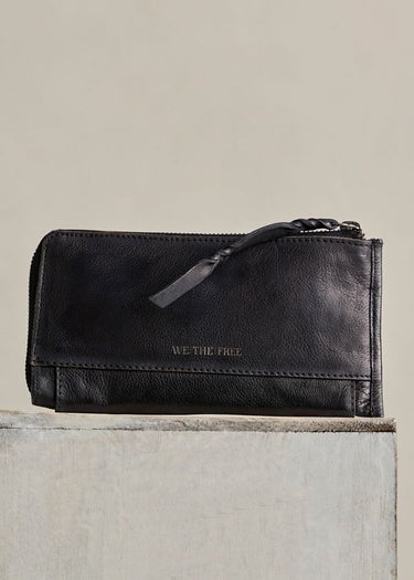 We The Free Cartera de piel Emerson en negro de Free People