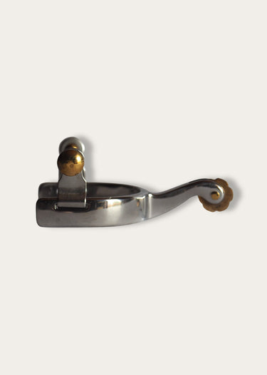 Espuelas Weaver Leather de acero liso para bebé