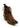 External side Bradley women's Texan ankle boots in coffee suede snake print by Ariat