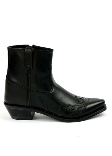 extérieur côté noir bottes Texan Sidney modèle par Old West