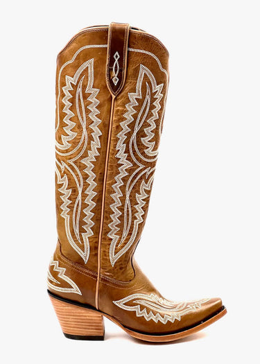 Außenseite Damen Cowboystiefel Casanova Shades of Grain Barrel von Ariat