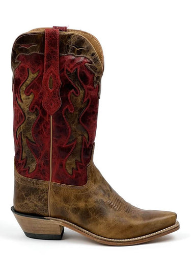women's fox hollow pattern texan boots from Old Wes outer side