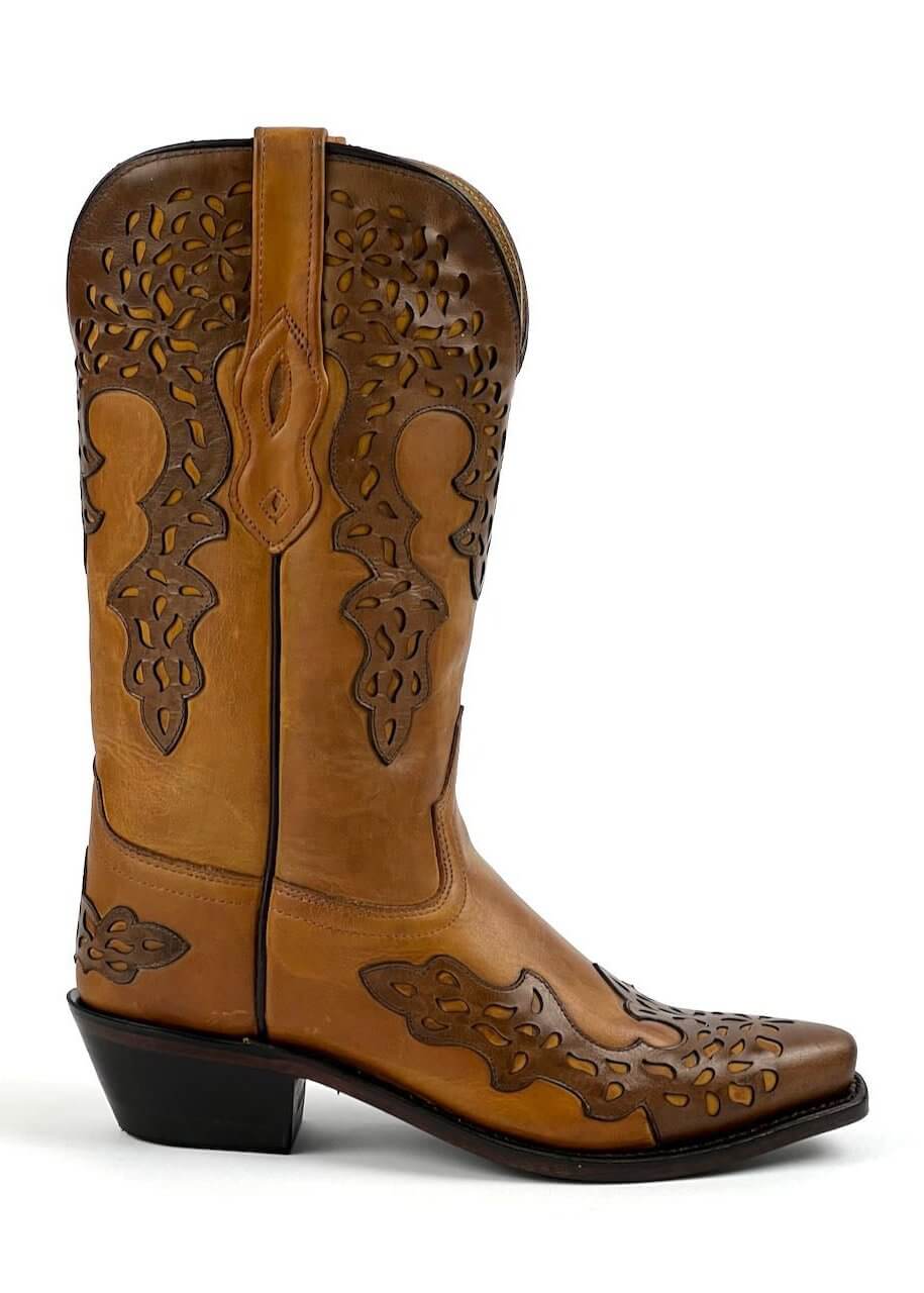 Stivaletti Donna Western Elara Chunkyrayan - Stile Cowboy Con Tacco Blocco - Foto 4