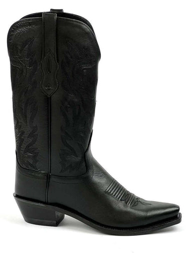 extérieur côté noir bottes Texan Elmo modèle Old West