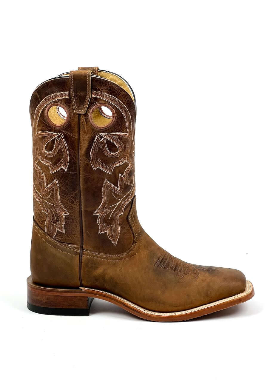 Boulet Stivali Western Bottes Boulet Western Country Marron Bout
