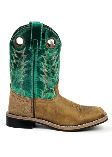 Jesse Turquoise Baby Botas cowboy de Smoky Mountain