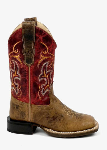 Bottes de cowboy pour enfants, modèle Gilman, côté extérieur, Old West