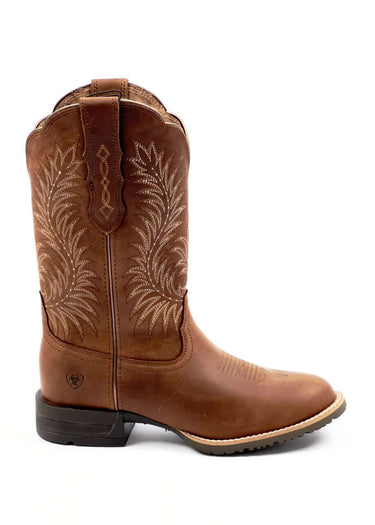 Damen Cowboystiefel Hybrid Ranchward W Toe in frontier braun von Ariat