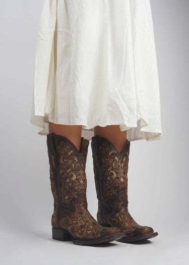 with dress western boots women's model A3326 by Corral