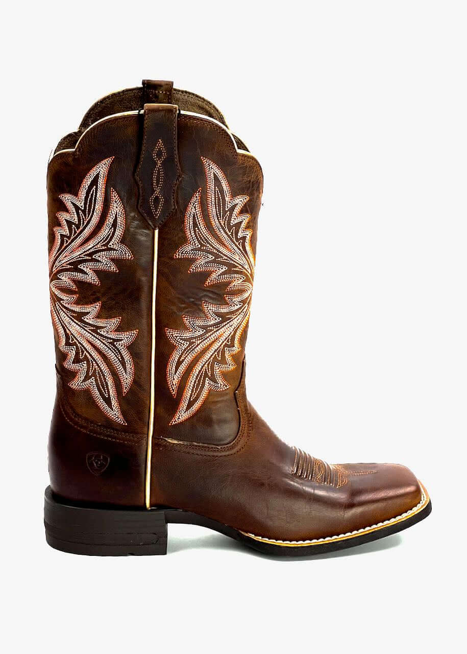 Stivali Western donna West Bound in Sassy Brown Ariat
