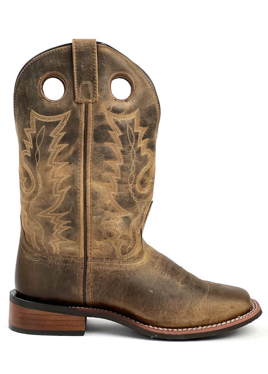 Stivali western bambino Square Brown La Selleria Online Stivali western bambino Square Brown La Selleria Online