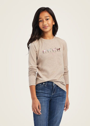 different long-sleeved girl's T-shirt from Ariat