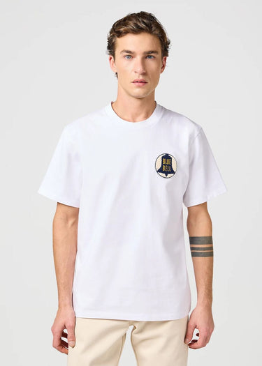 T-shirt Front Blue Bell en blanc de Wrangler