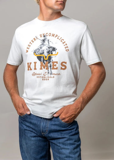 Herren-T-Shirt „Break Through“ in der Farbe „Natural“ von Kimes Ranch