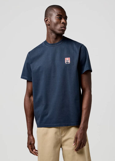 T-shirt Casey Jones Graphic en marine foncé par Wrangler