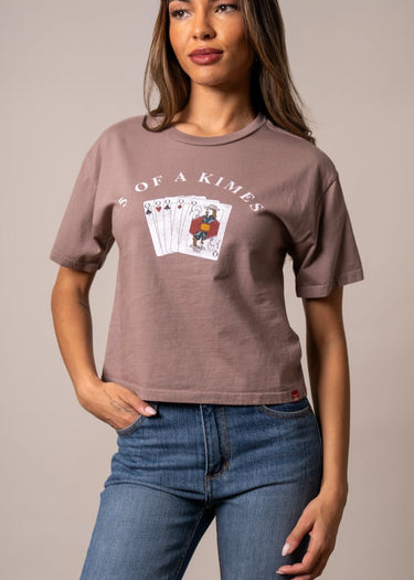 T-shirt donna 5 of a Kimes in Mocha by Kimes Ranch