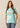 front women's It's Cool T-shirt in light blue by Kimes Ranch