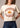 davanti T-shirt donna Lucky B Bucking in ivory by Kimes Ranch