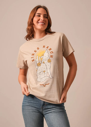 Women's Night Call T-shirt in Sand by Kimes Ranch