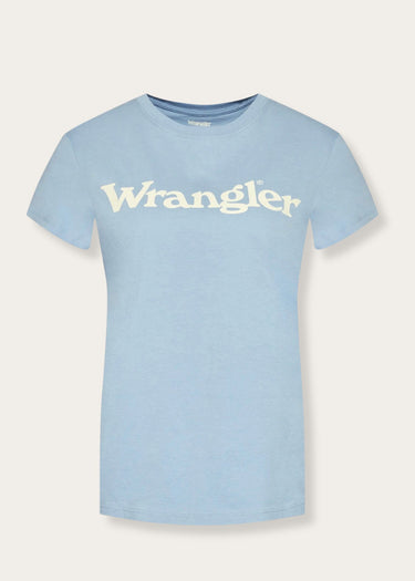 women's blue stuff t-shirt by Wrangler
