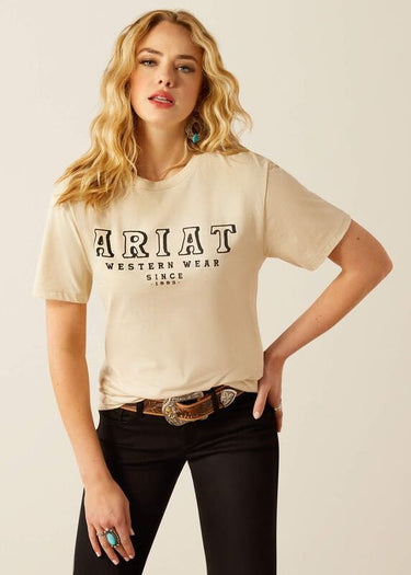 Western Wear T-shirt in Natural by Ariat