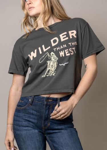 Damen T-Shirt Wilder als der Westen in Pepper von Kimes Ranch
