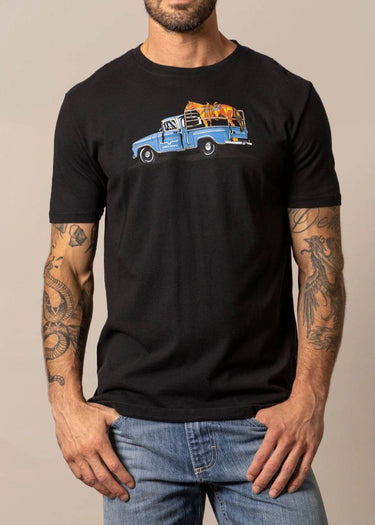 Lucky B Truck T-shirt in schwarz von Kimes Ranch