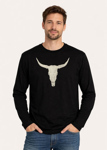 Worn Bandana Longhorn Long Sleeve T-Shirt