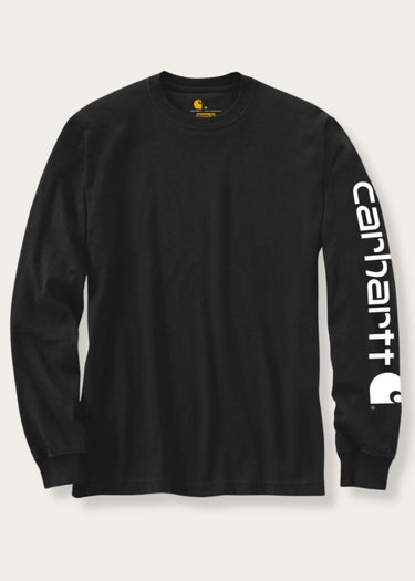 T-shirt noir à manches longues pour hommes de Carhartt