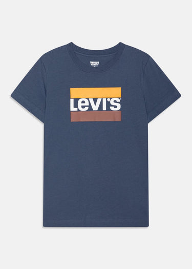 T-shirt garçon Sportswear Logo en Vintage Indigo par Levi's