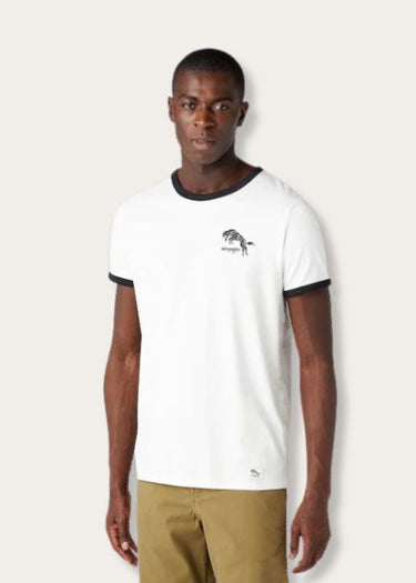 t-shirt wrangler ranger 75th anniversary pour homme