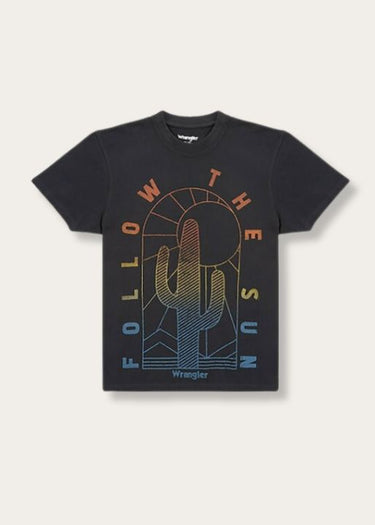 washed black T-shirt by Wrangler