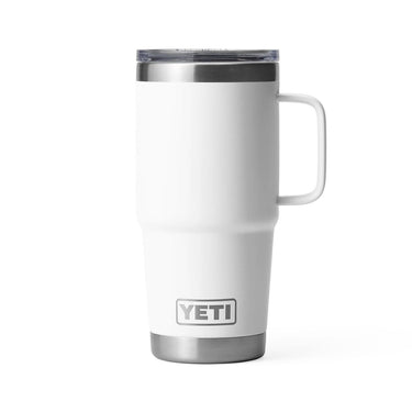 Tasse de voyage Rambler® 20 oz (591 ml) avec couvercle Stronghold™ par Yeti blanc