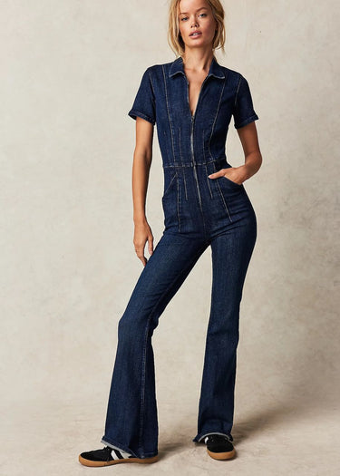 jayde flare night sky jumpsuit von Free People