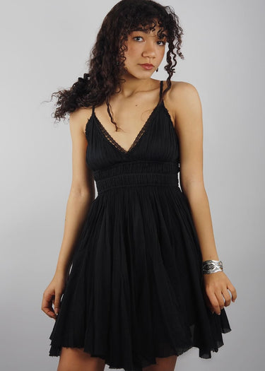 Kurzes schwarzes Kleid FP One Delia von Free People