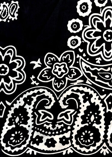 Wild Rag Bandana Nero e Bianco by M&F