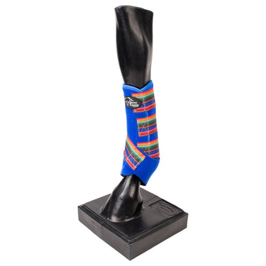 jarrets de cheval bleus avec motif arc-en-ciel par Ortho Equine