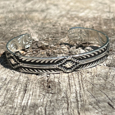 aztekisches Silberarmband