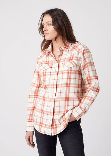 chemise à carreaux pour femmes western ginger spice