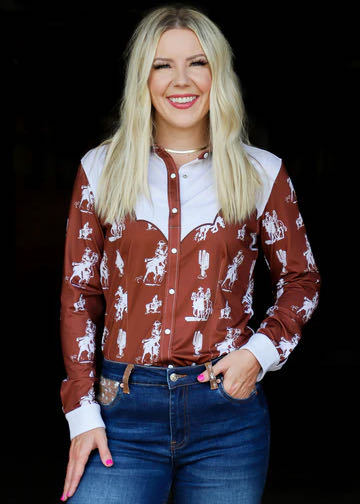 camisa de mujer rodeo buckaroo de Ranch Dress'n