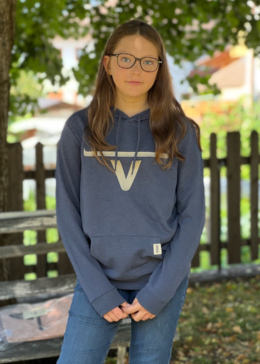 felpa donna blu di Bove