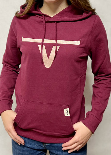 sweat-shirt femme bordeaux par Bove