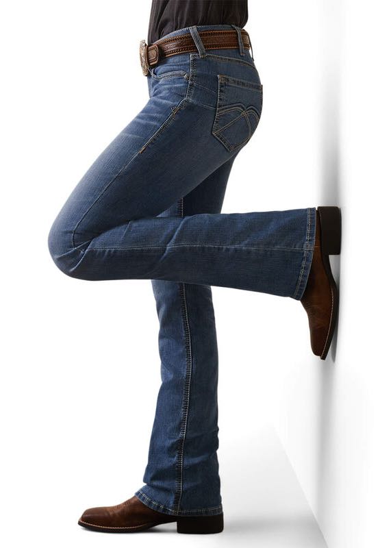 lato jeans bootcut perfect rise Jayla di Ariat