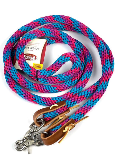 reins blue purple pink