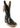 bottes western noir boulet modèle 5167 pour femme