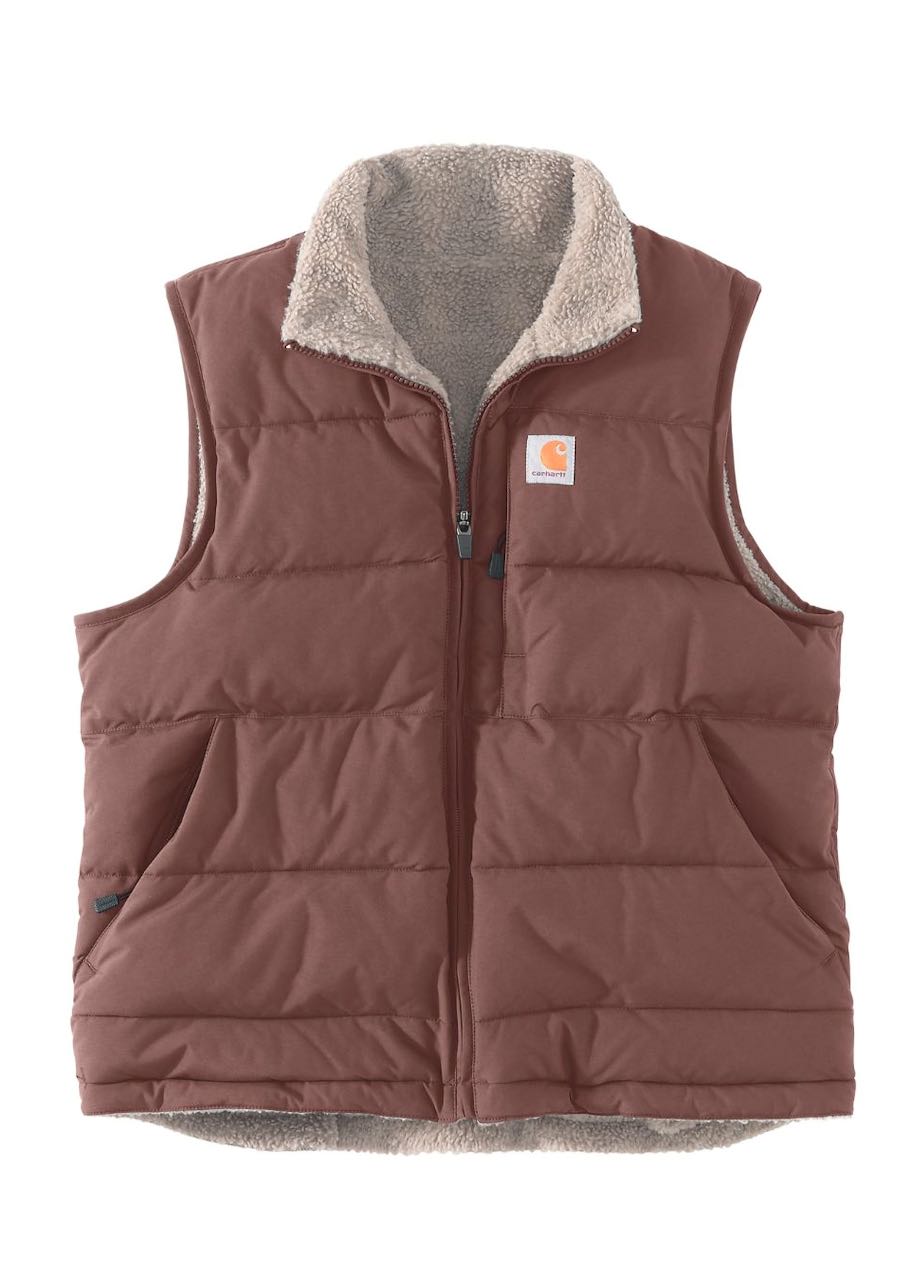 Gilet reversibile donna Chorelaxed Mid Ght in Nutemeg di Carhartt