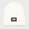 Berretto Cat Label Cuff Beanie in Cream