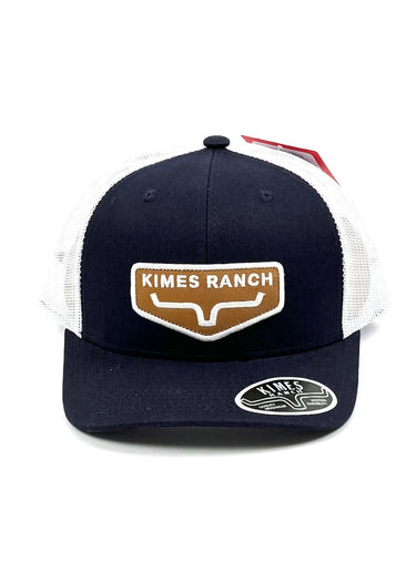 davanti Berretto con visiera Lander in Navy di Kimes Ranch