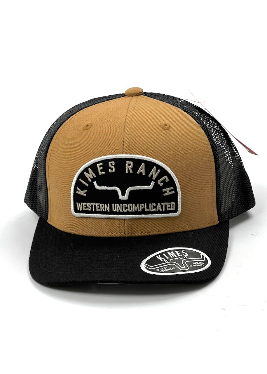 davanti Berretto con visiera North Forty in ww Brown di Kimes Ranch